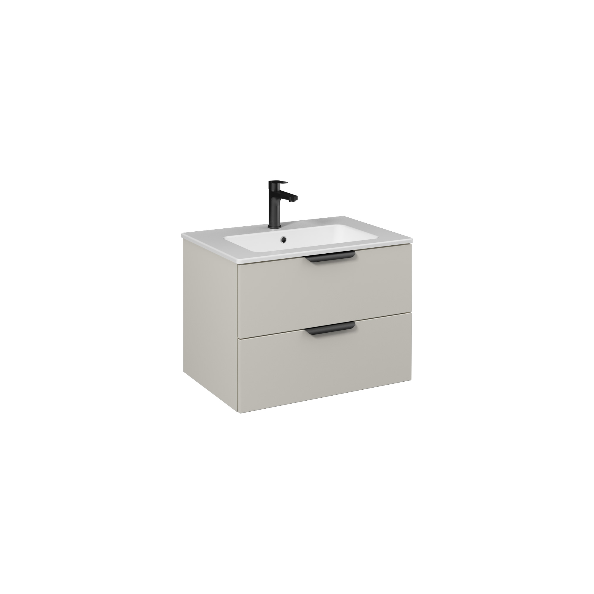 Liv Washbasin Cabinet, Light Beige 70 cm