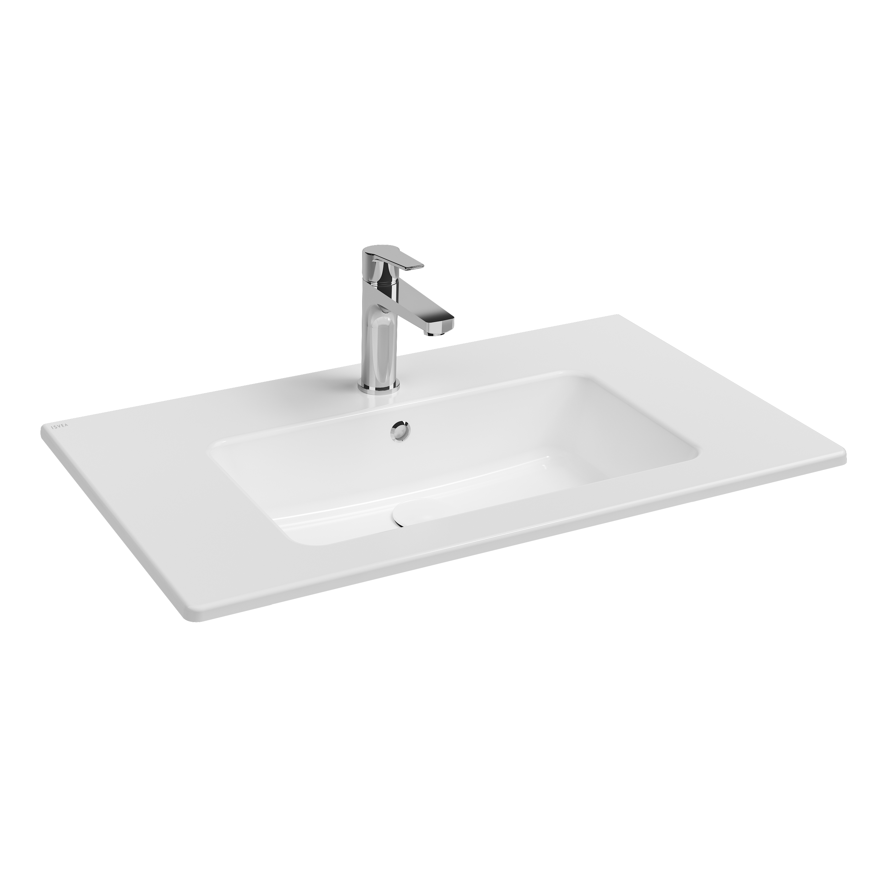 Systeme T Flat Washbasin, 121 cm