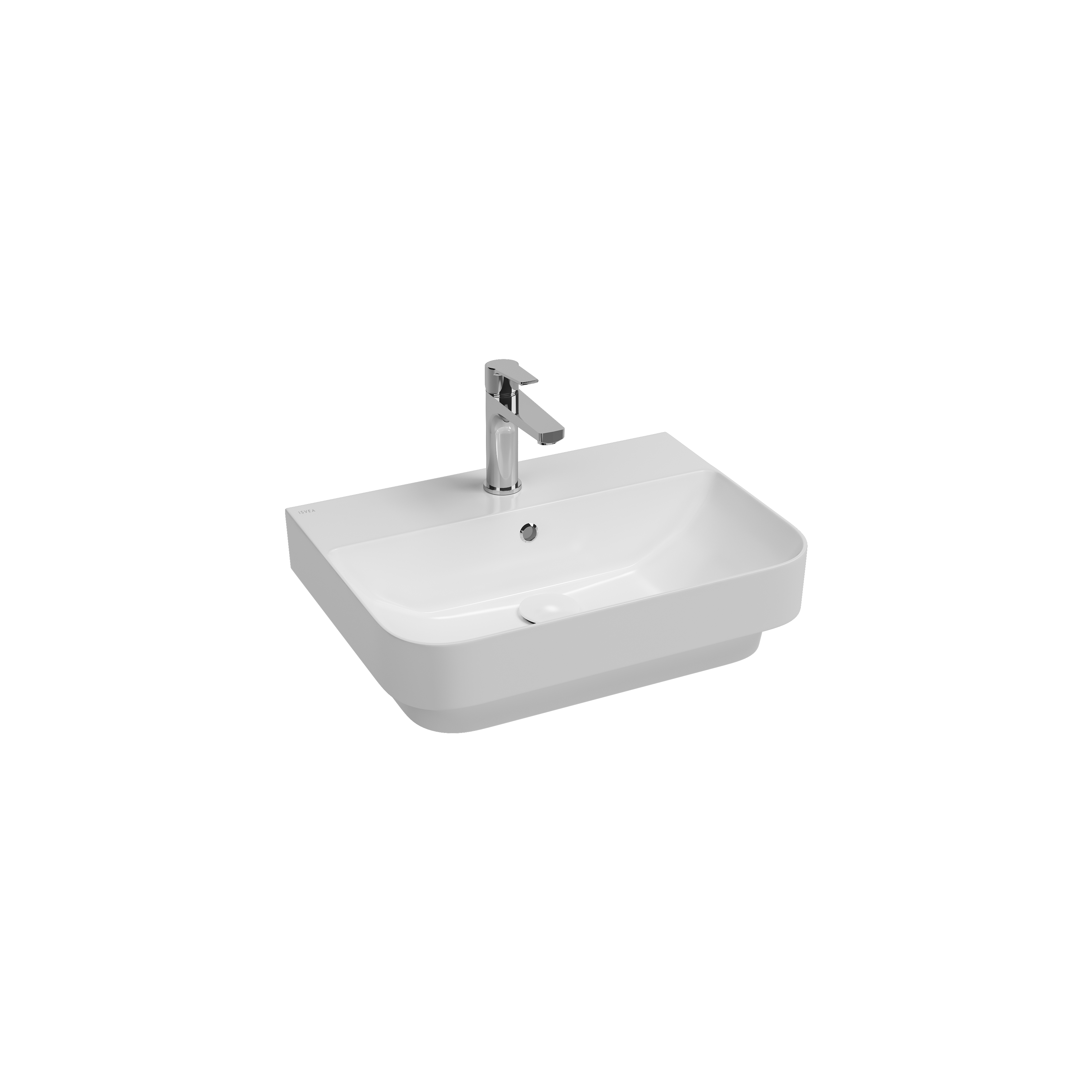 Aqua'Vita Inset Washbasin, 57 cm