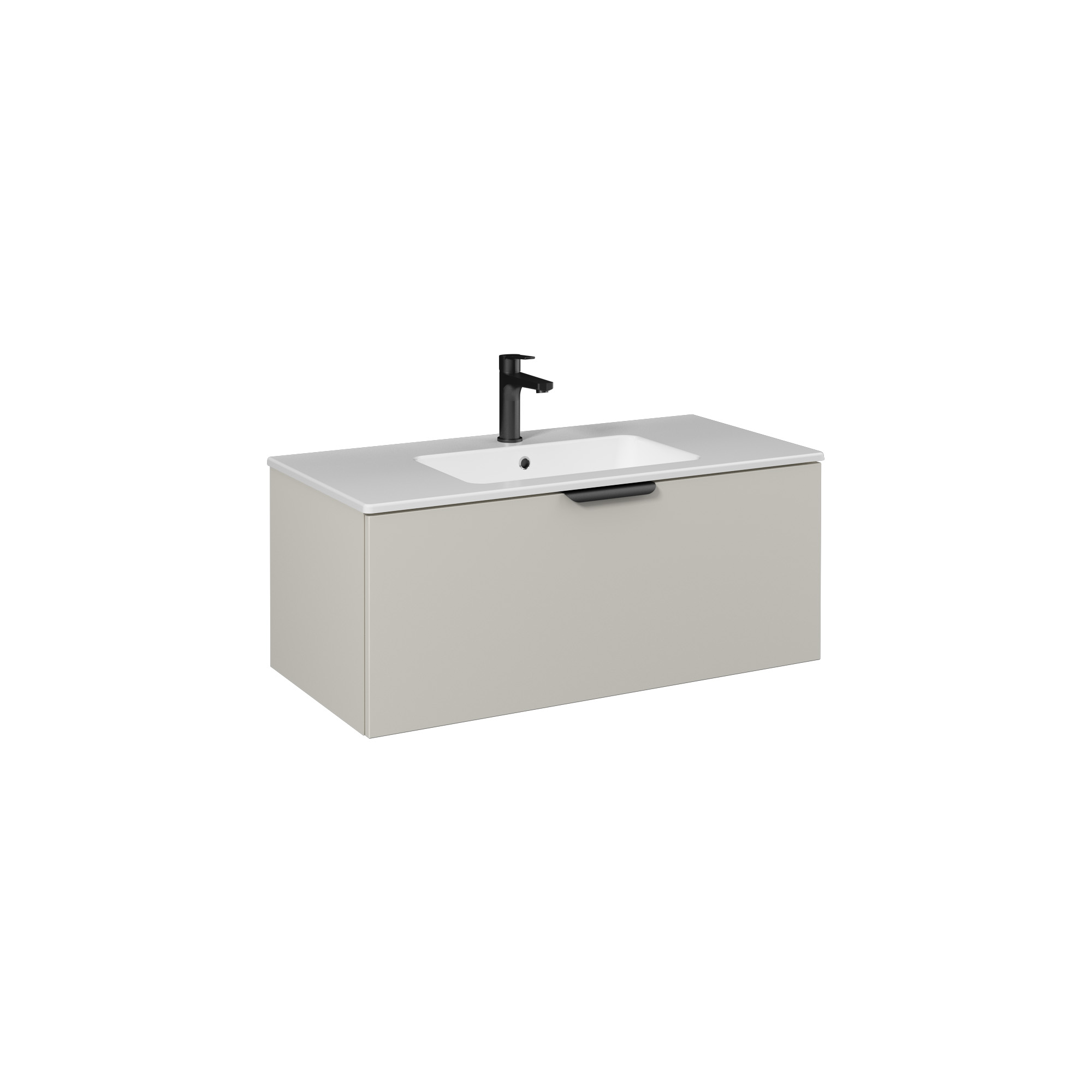 Liv Washbasin Cabinet, Light Beige 70 cm