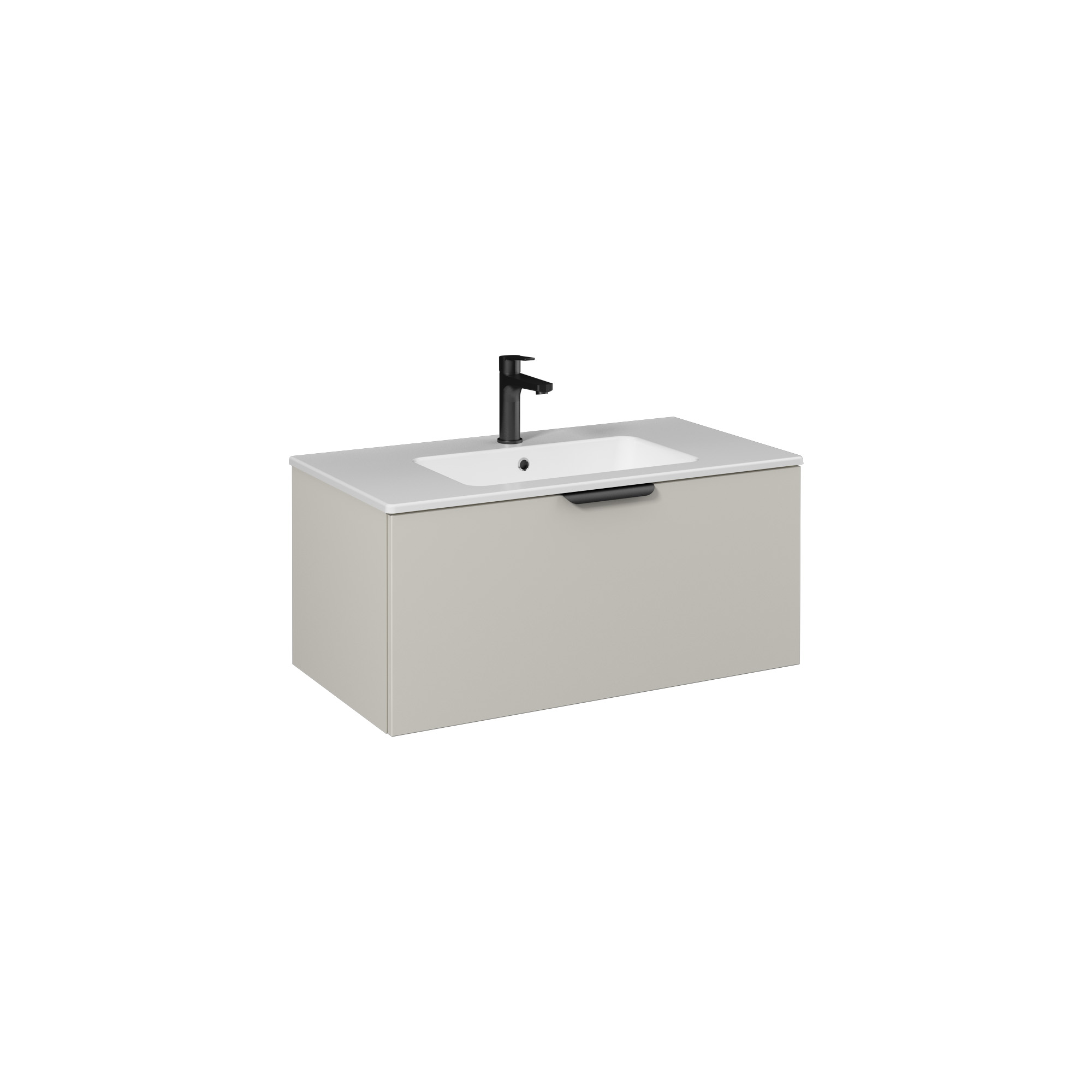 Liv Washbasin Cabinet, Light Beige 70 cm