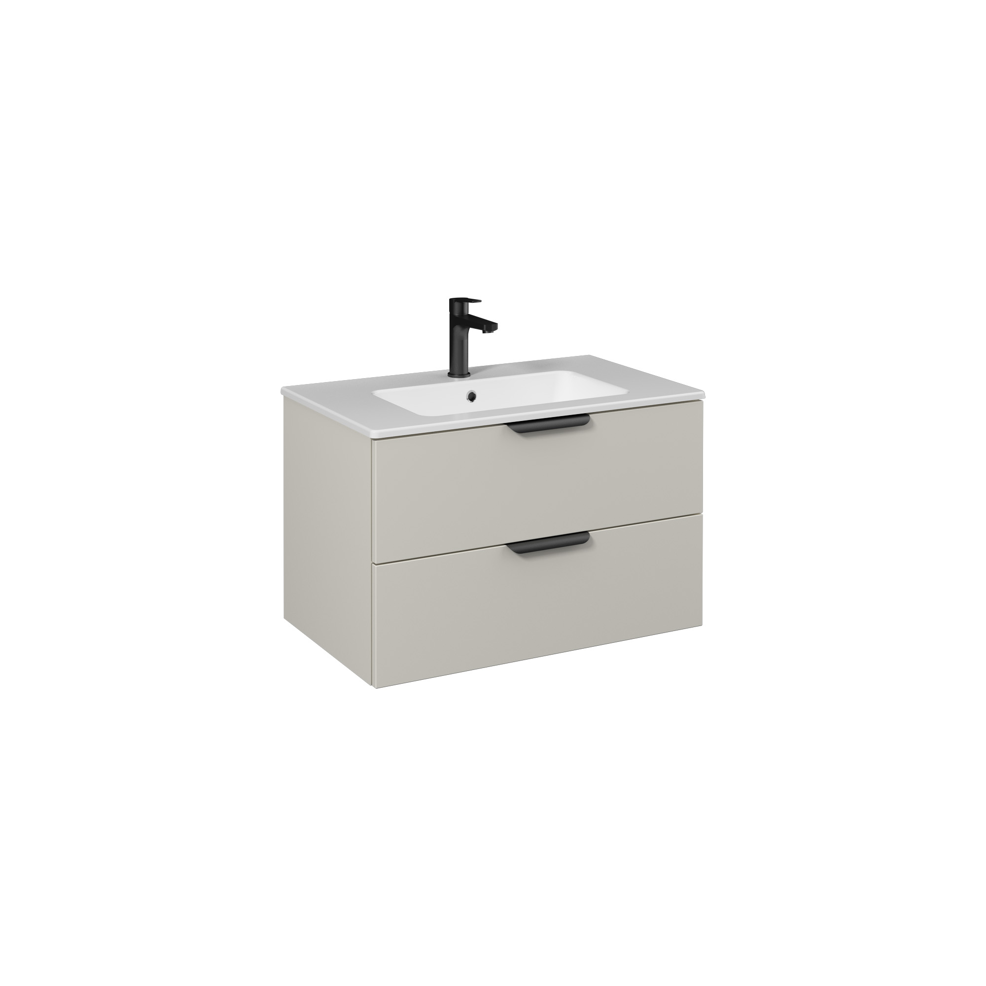 Liv Washbasin Cabinet, Light Beige 70 cm