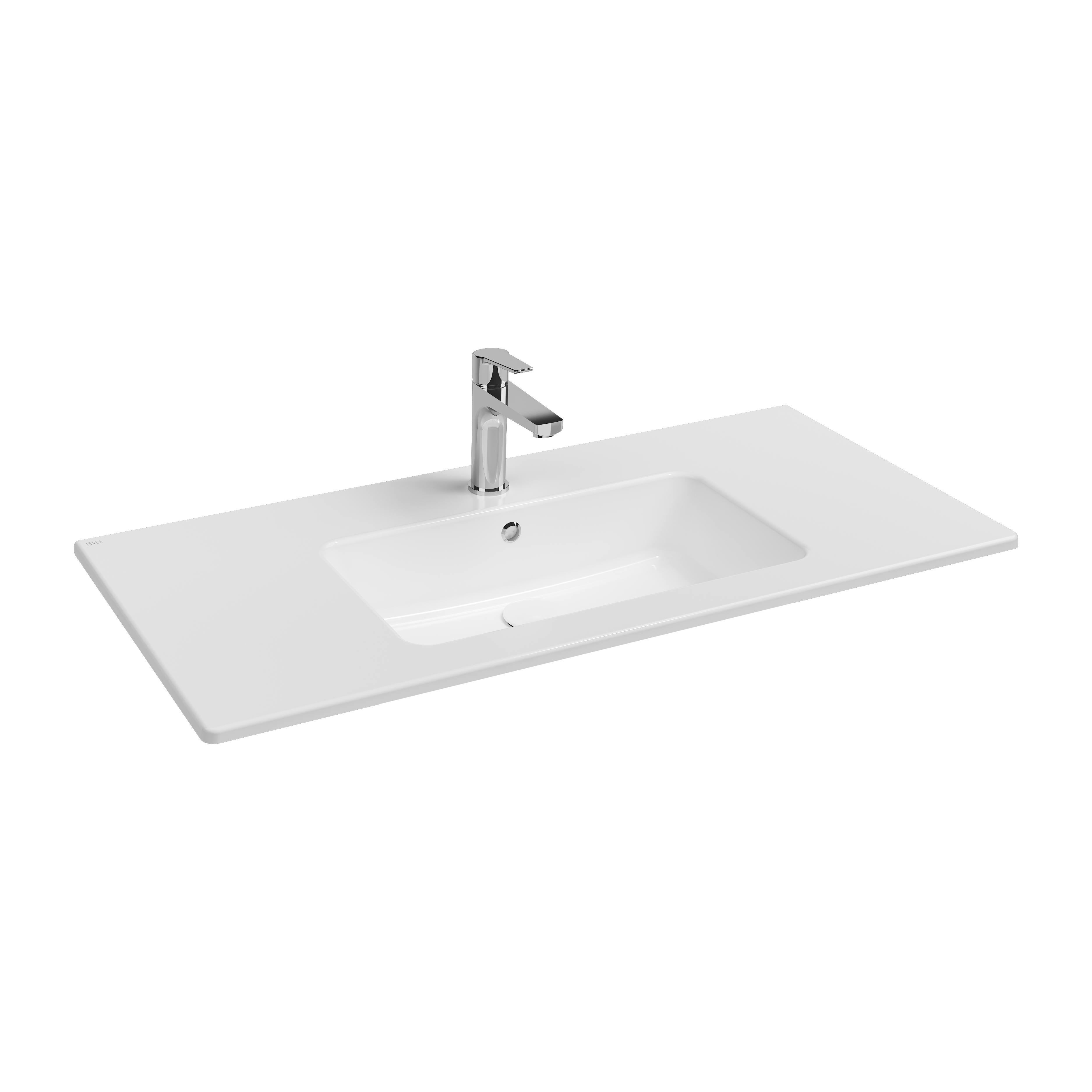 Systeme T  Flat Washbasin, 101 cm