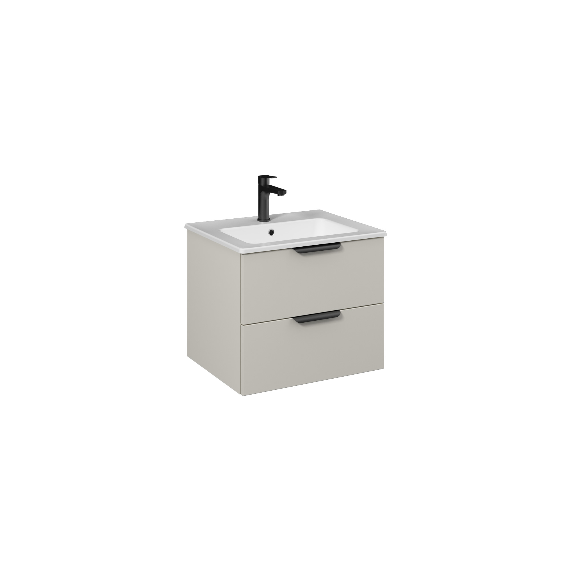 Liv Washbasin Cabinet, Light Beige 70 cm