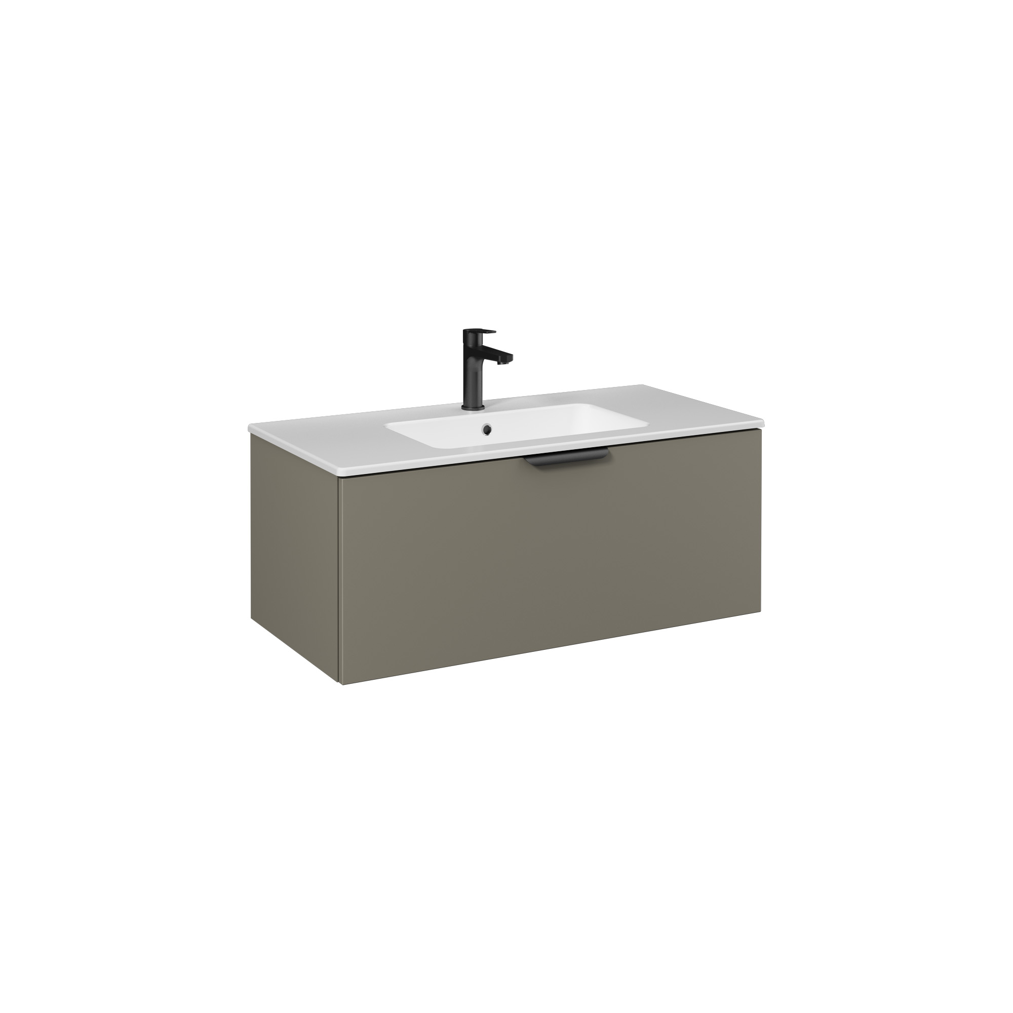 Liv Washbasin Cabinet, Lava 100 cm