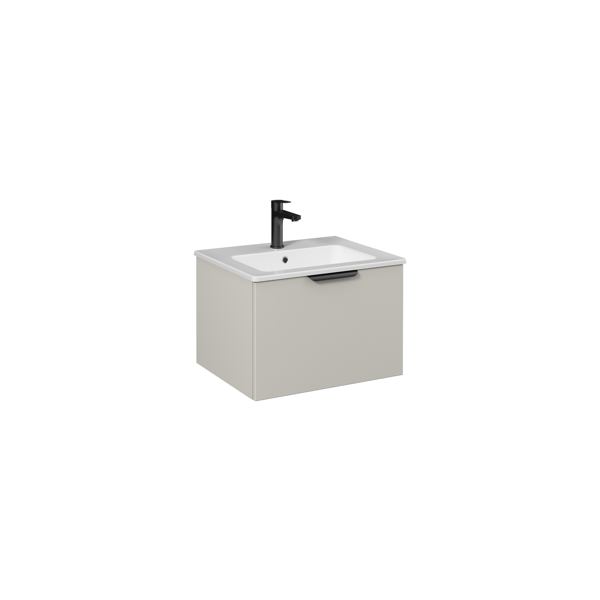 Liv Washbasin Cabinet, Light Beige 70 cm