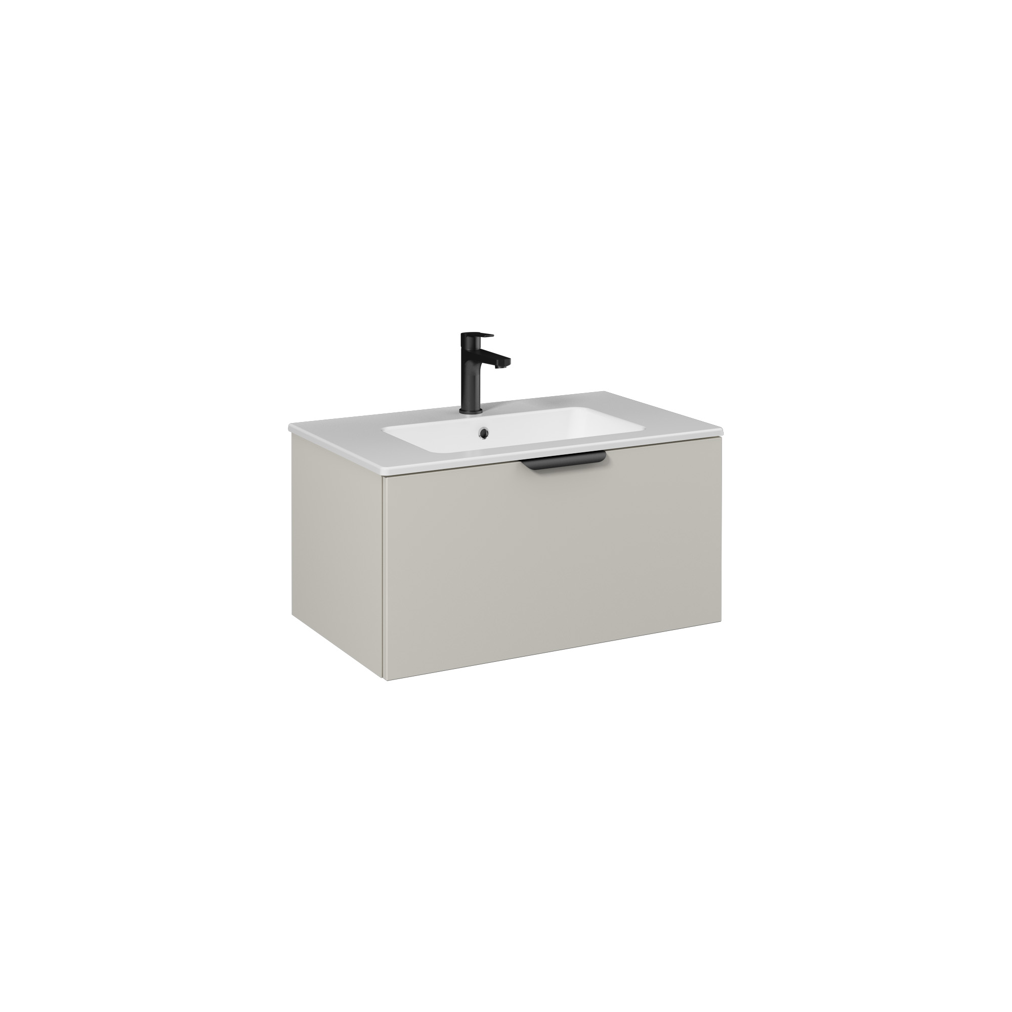 Liv Washbasin Cabinet, Light Beige 70 cm