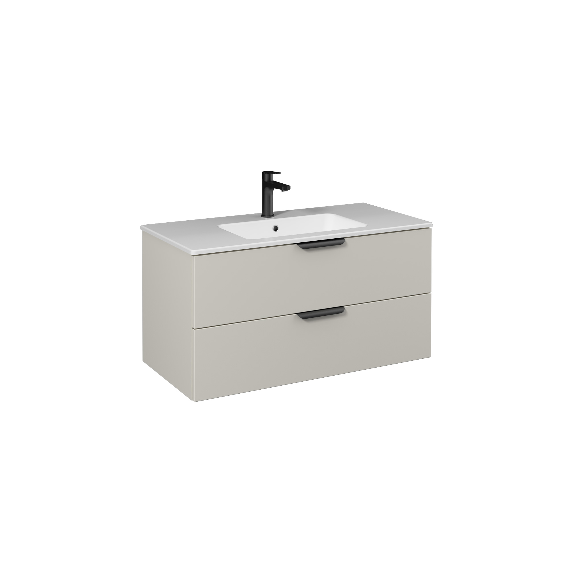 Liv Washbasin Cabinet, Light Beige 70 cm