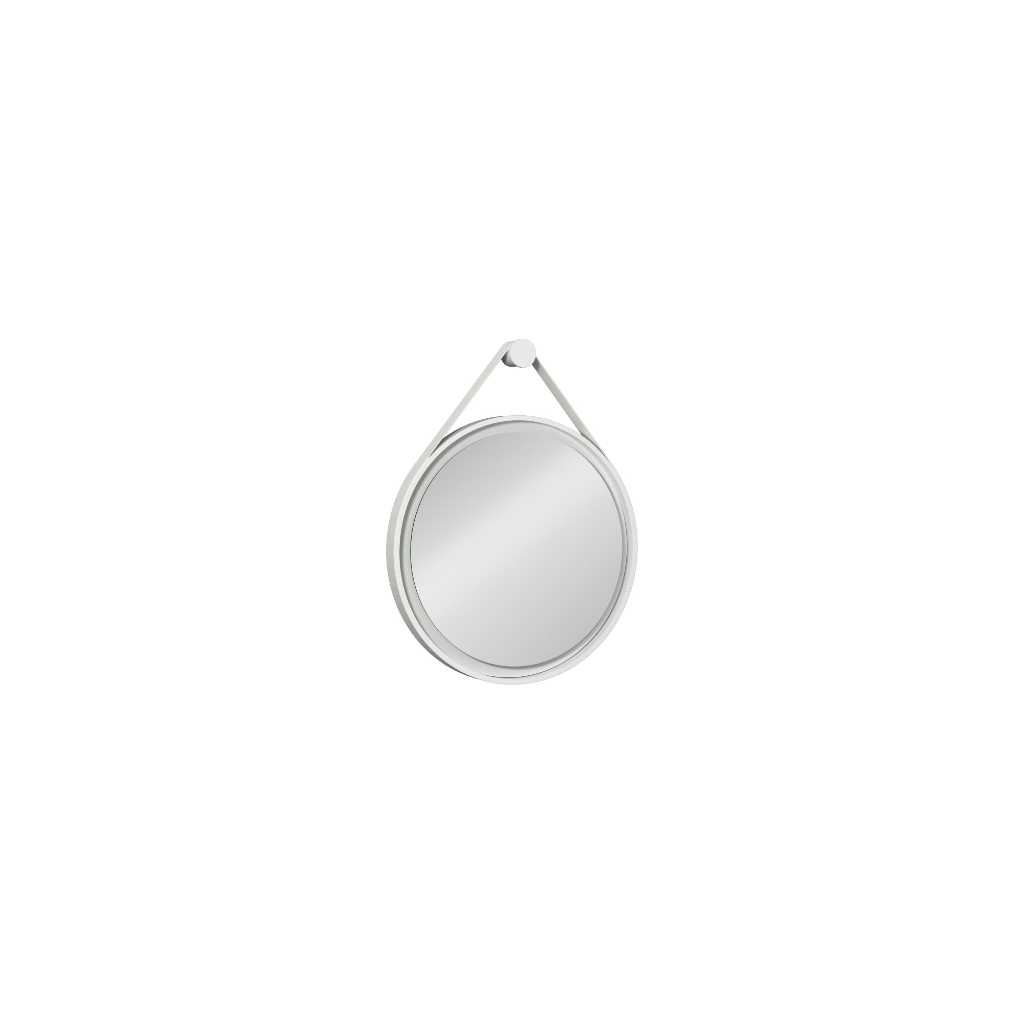 Marino  75cm Mirror, White