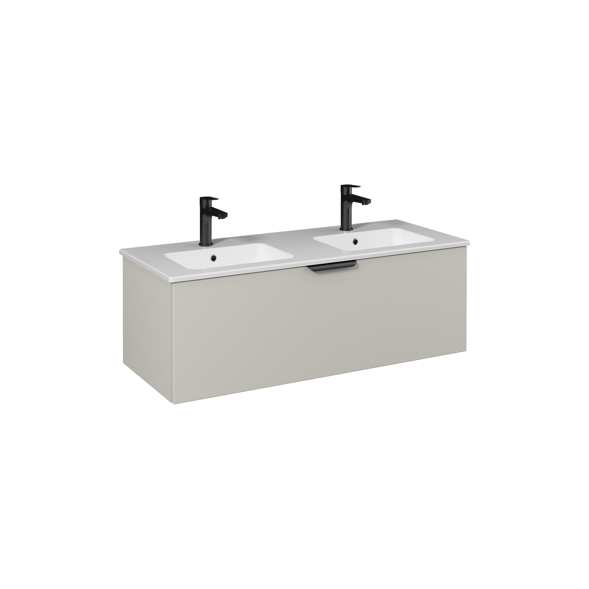 Liv Washbasin Cabinet, Light Beige 120 cm