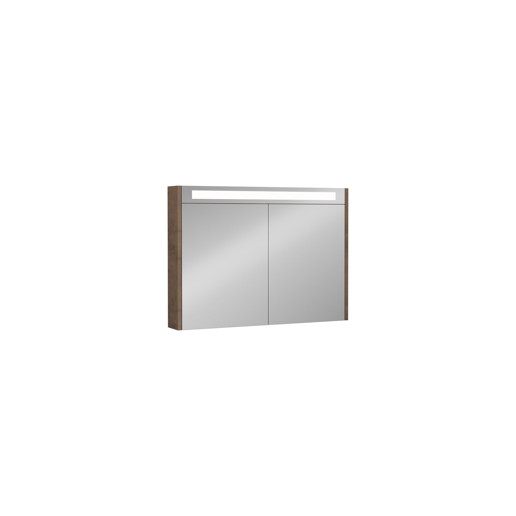 Bella 90 cm Mirror Cabinet, with LED, Retro Bronze