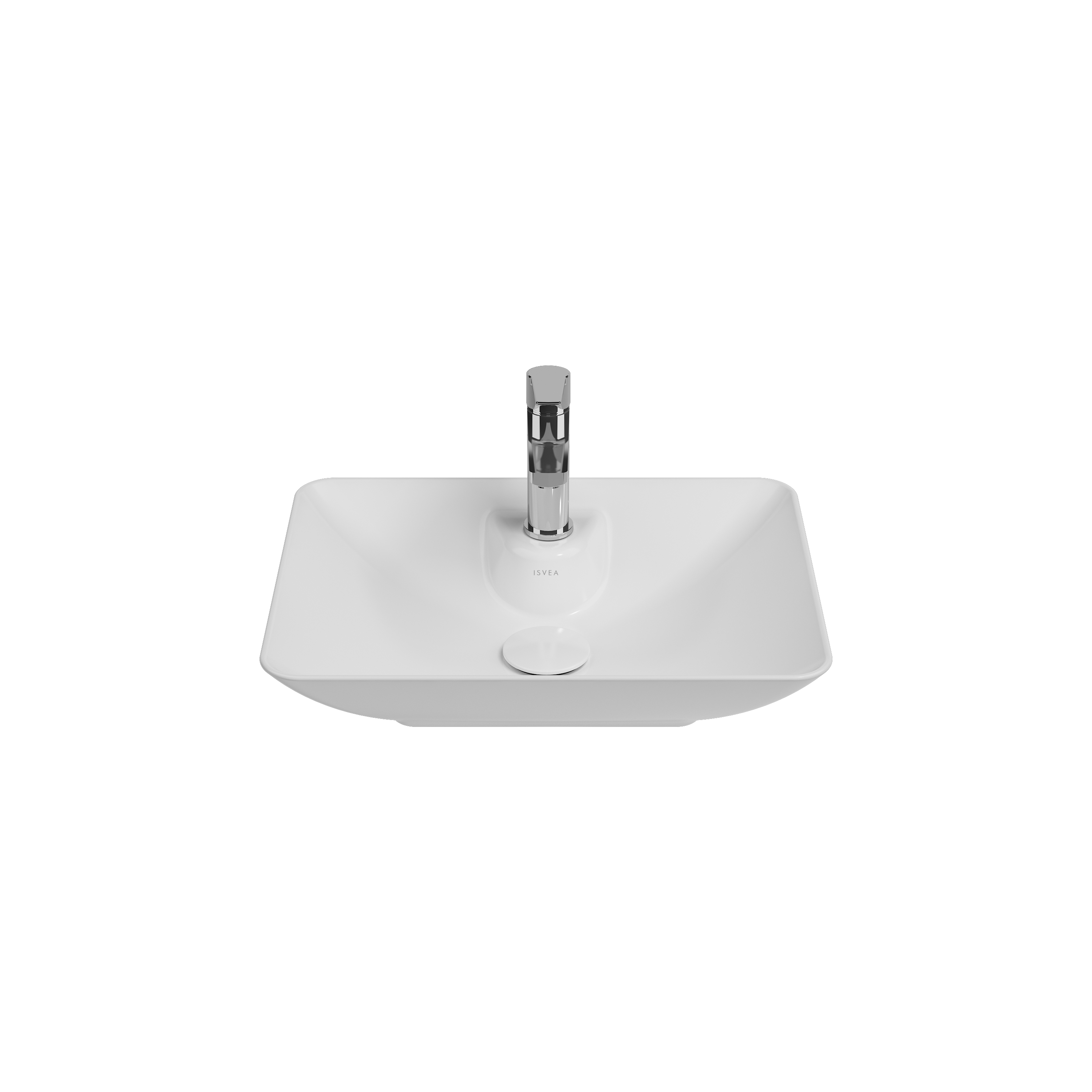 Systeme Y Countertop Washbasin, 65 cm