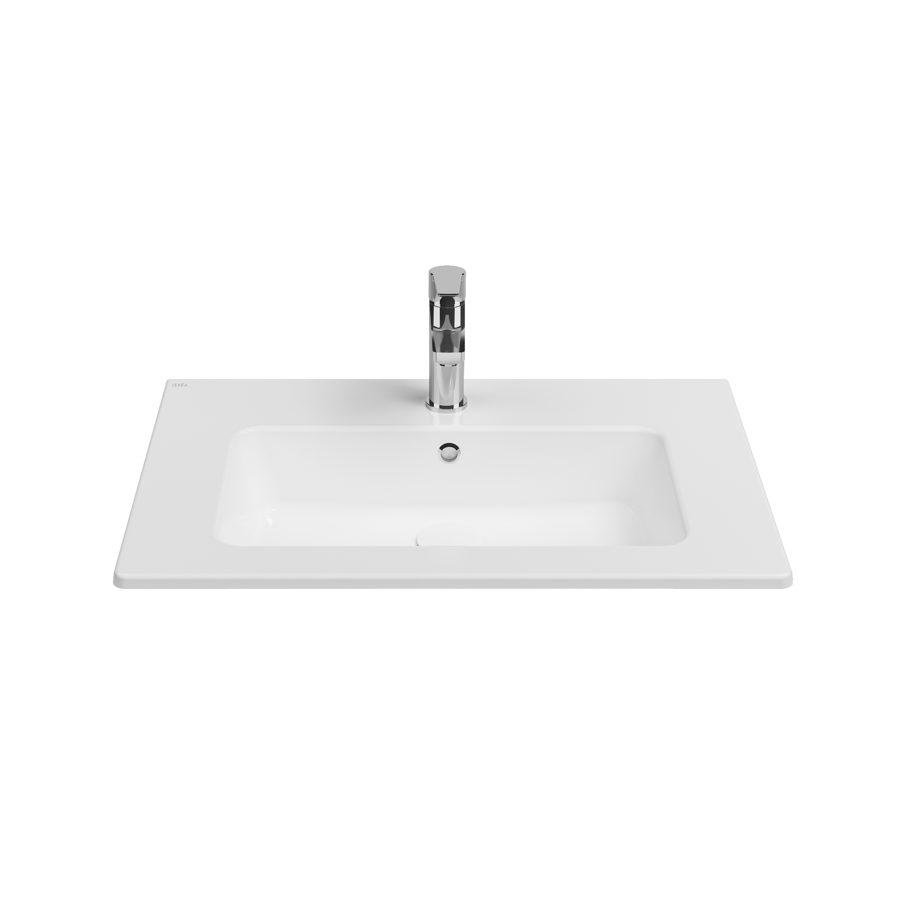 Systeme T Flat Washbasin, 71 cm