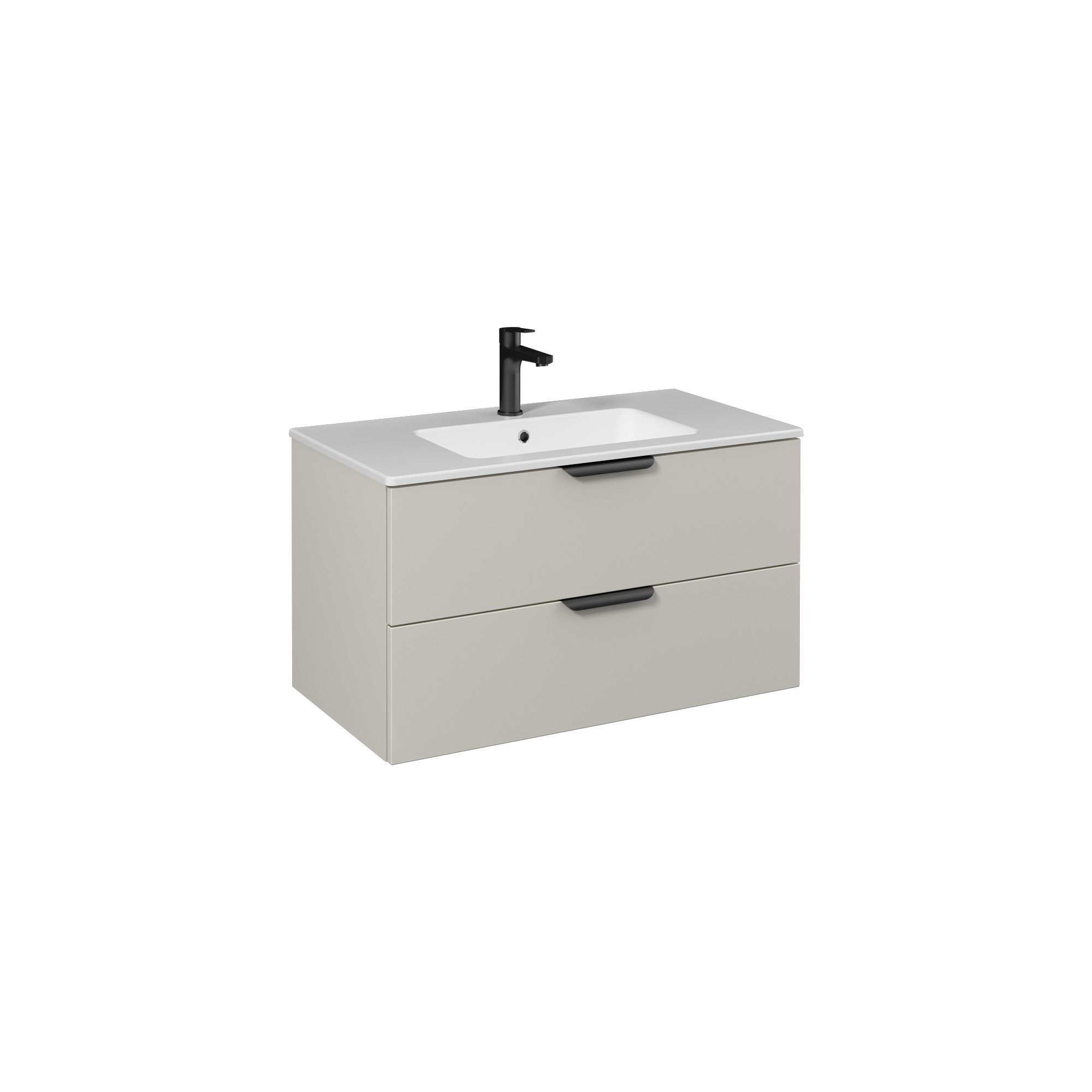 Liv Washbasin Cabinet, Light Beige 70 cm